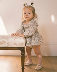Elodie Romper | Blue Garden