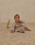 Elodie Romper | Blue Garden
