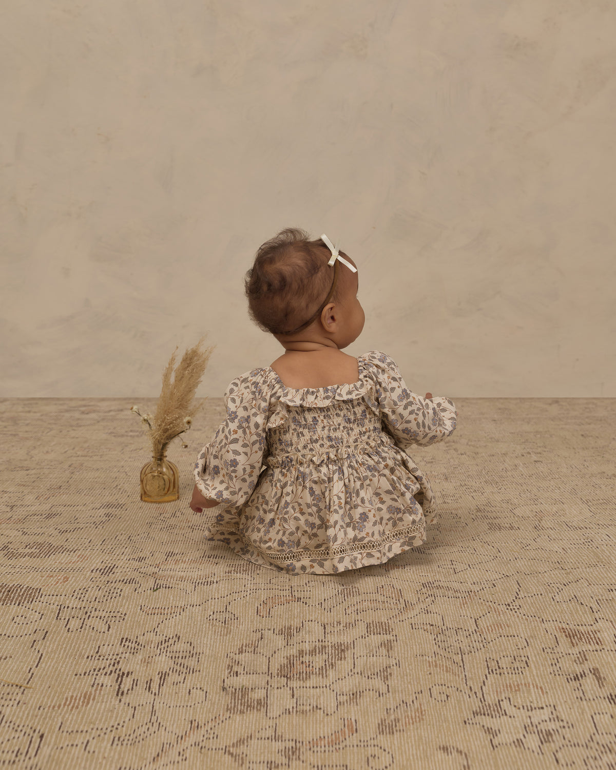 Elodie Romper | Blue Garden