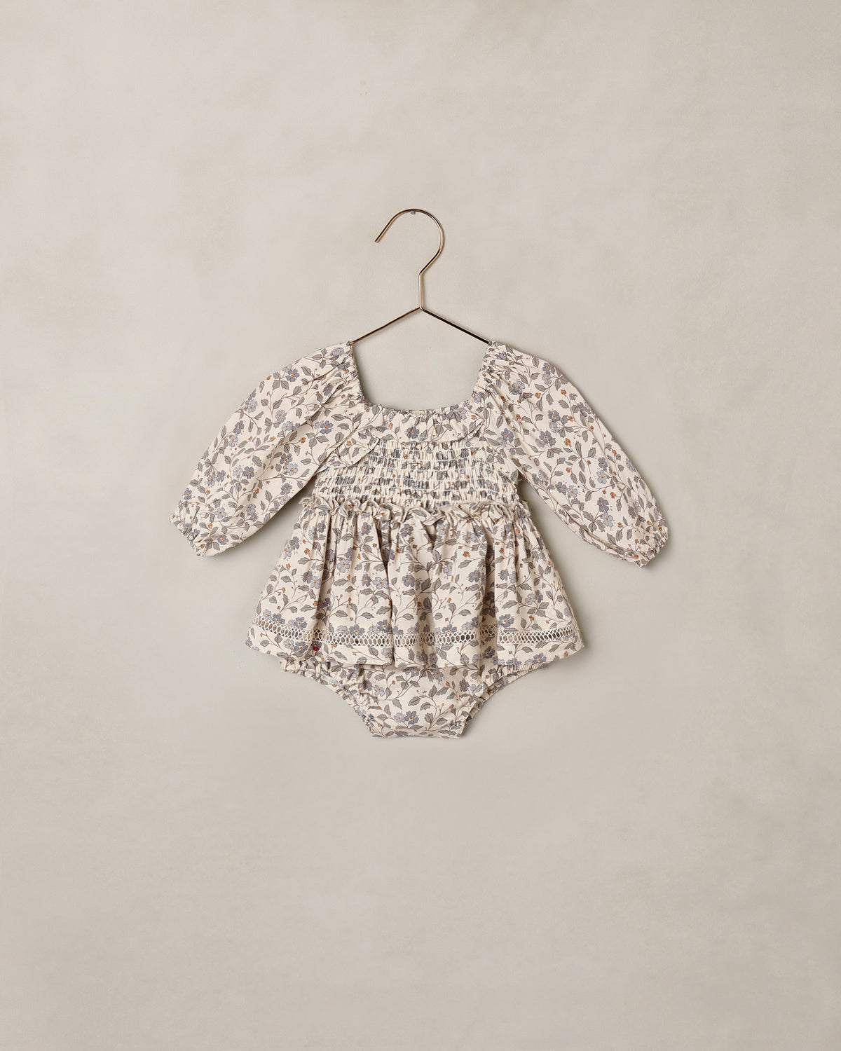 Elodie Romper | Blue Garden