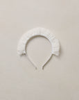Ruffle Headband | Ivory