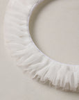 Ruffle Headband | Ivory