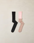 Shimmer Tights | Black, Blush
