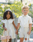 Florence Dress | Sky Stripe