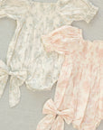Hazel Romper | Mist English Rose