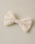 Little Bow Clips | White