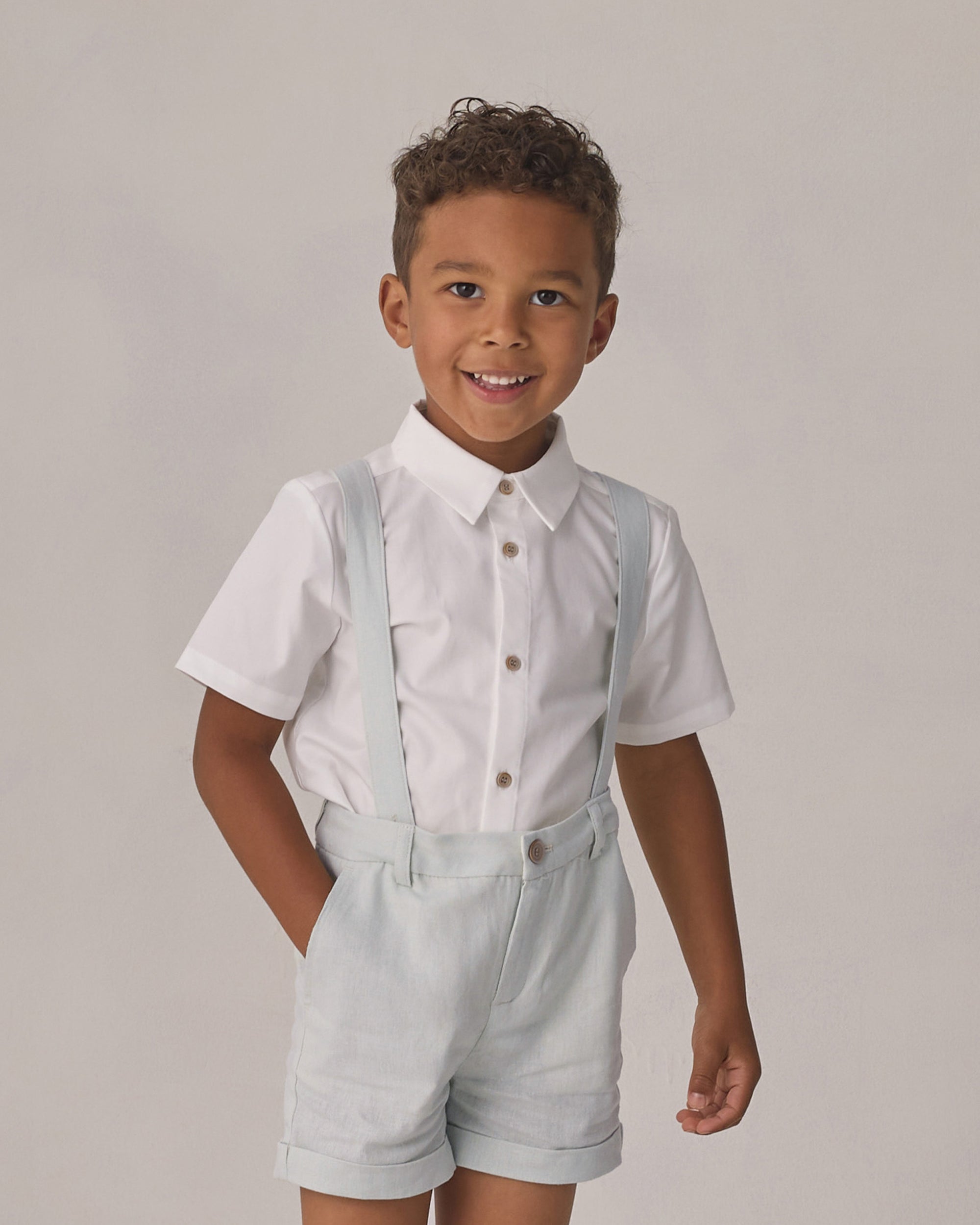 Suspender Short | Mist