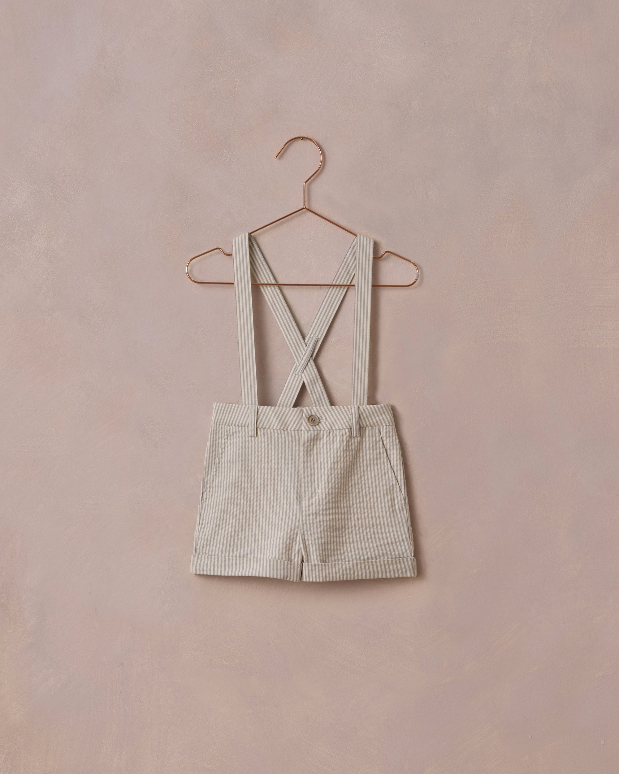 NL SS25 | Suspender Short | Sage Stripe 