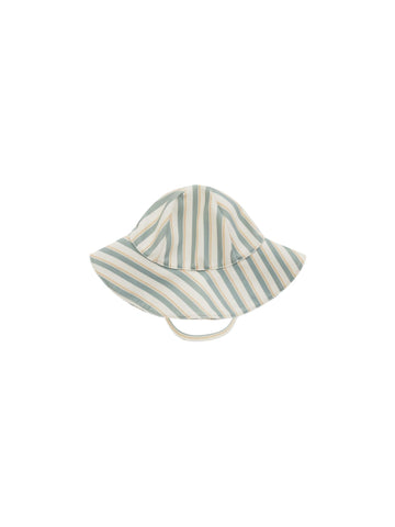 Floppy Swim Hat | Aqua Stripe