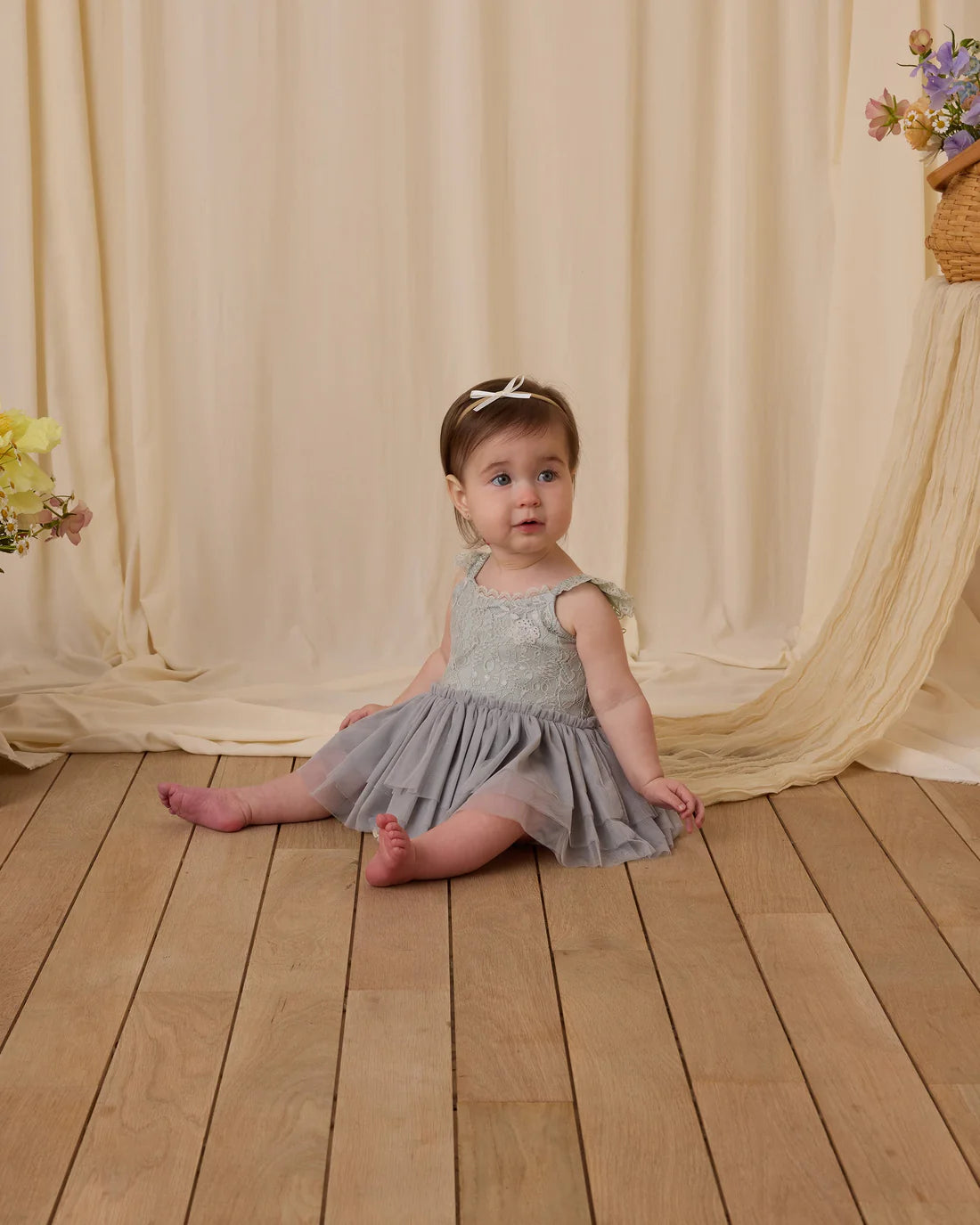 Noralee | Baby Bow Headbands | Powder, Blue, Blush, Ivory 