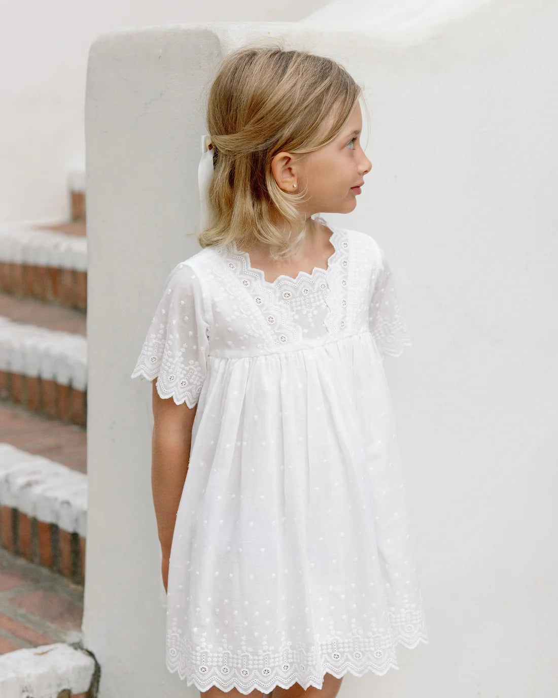 Noralee | Eleanor Dress | White 