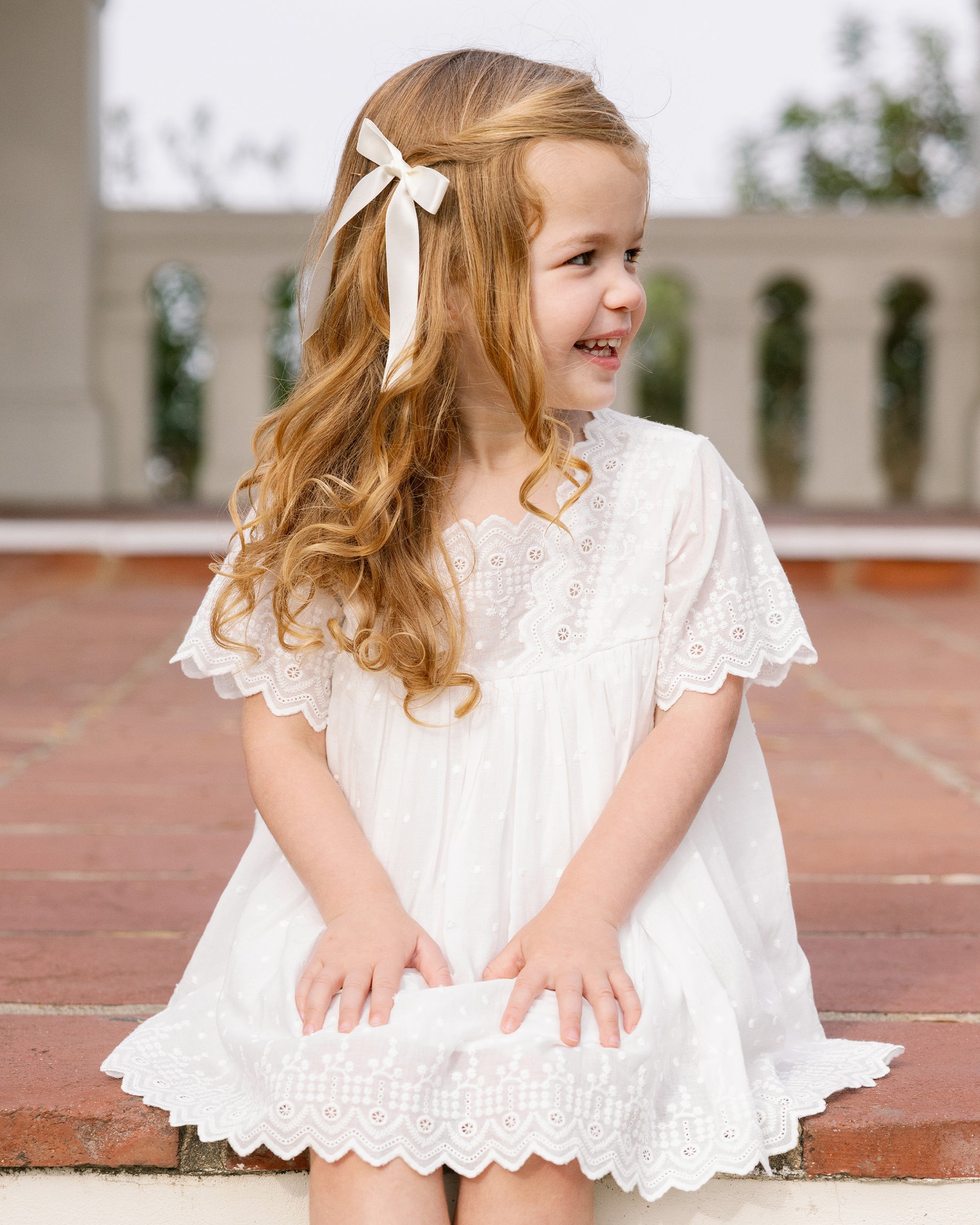 Noralee | Eleanor Dress | White 