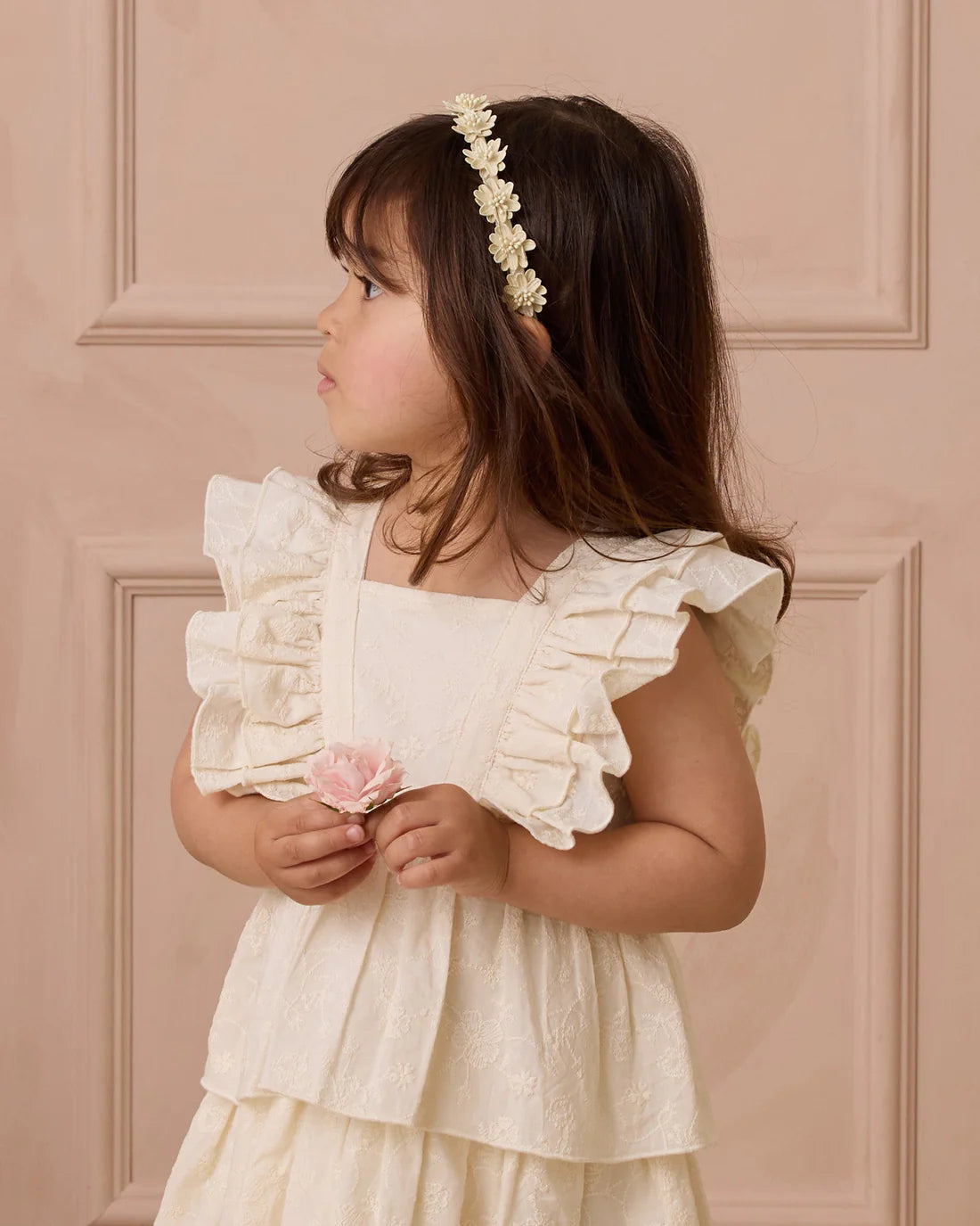 Noralee | Floral Headband | Ivory 