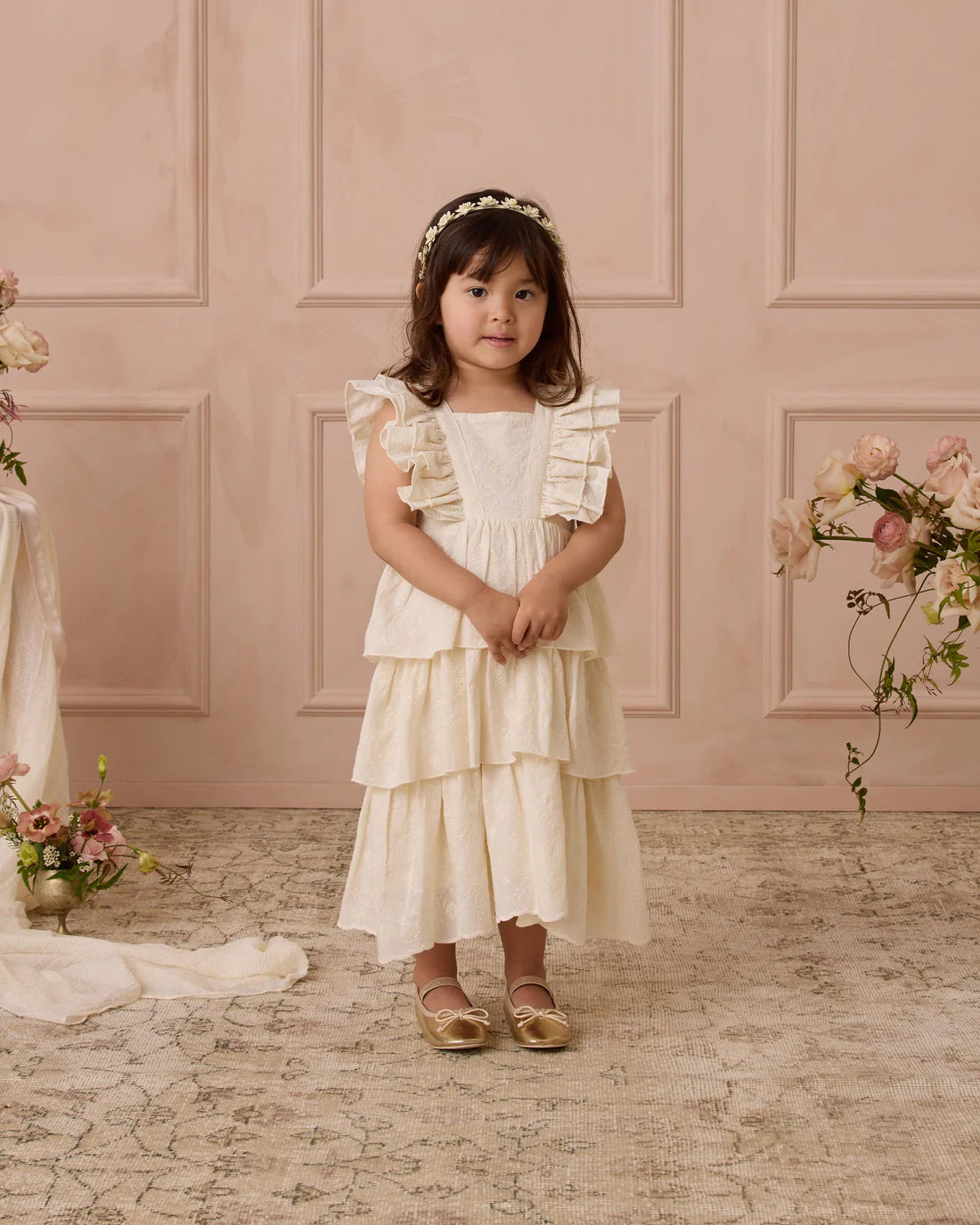 Noralee | Floral Headband | Ivory 