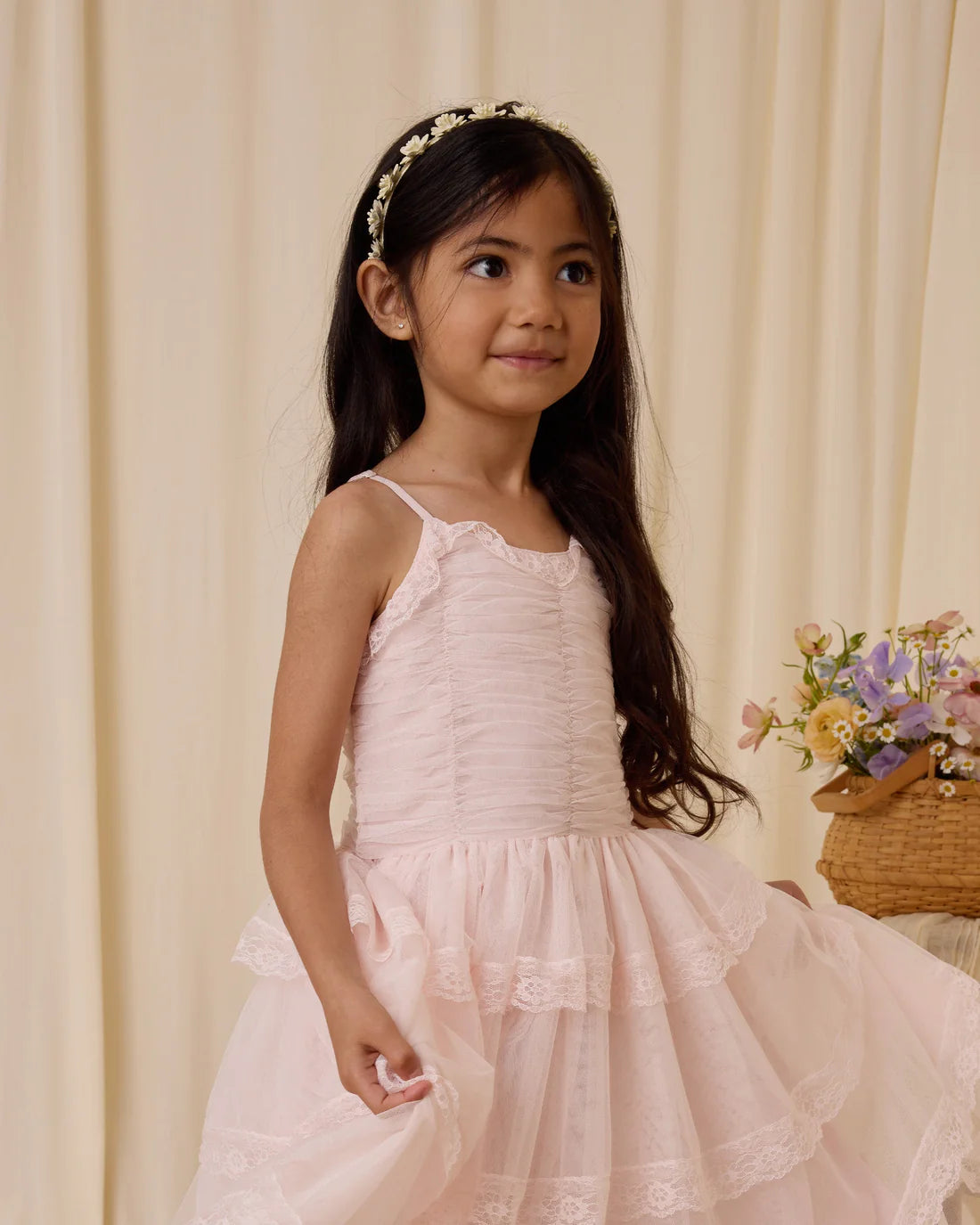 Noralee | Floral Headband | Ivory 