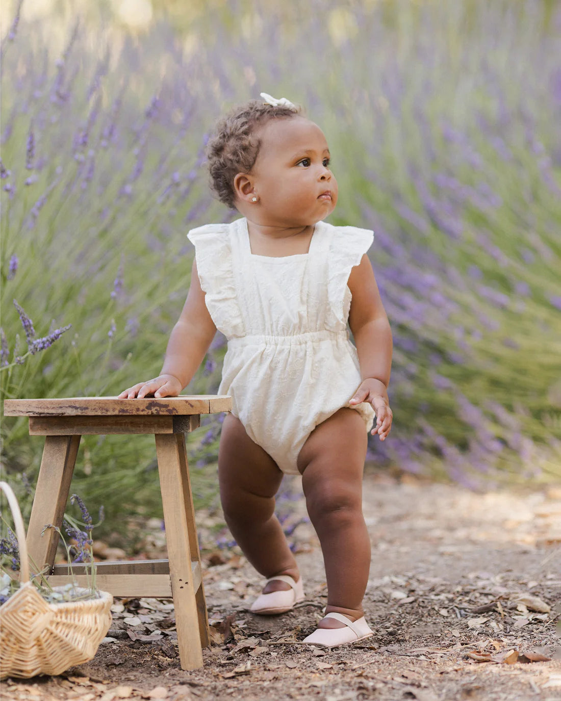 Noralee | Lucy Romper | Ivory 