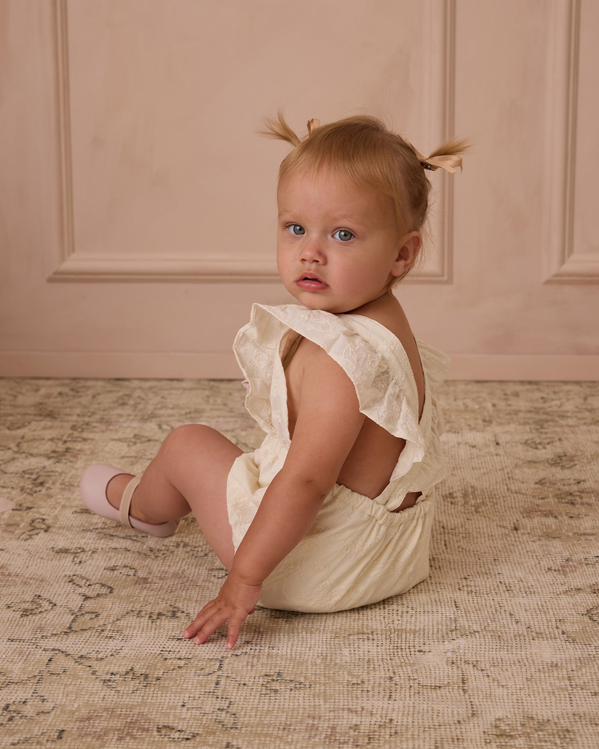 Noralee | Lucy Romper | Ivory 