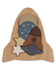 Wooden Puzzle Rocket FSC | Multi Color