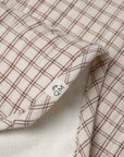 Burp Cloth, 2pk | Bunnies, Cedar Check