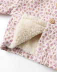Corduroy Hooded Jacket | Wildflowers
