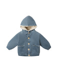 Corduroy Hooded Jacket | Ocean