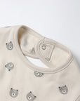 Jersey Snap Bib 2Pk. | Bears, Steel Blue