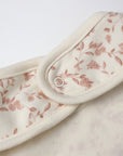 Jersey Snap Bib 2Pk. | French Garden, Rose Micro Stripe