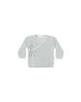Knit Wrap Top | Ice Blue