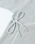 Knit Wrap Top | Ice Blue