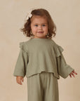 Ruffle Cozy Set | Fern