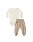 Side Snap Bodysuit + Pant Set | Penguins