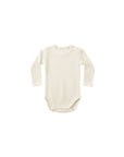 Waffle Long Sleeve Bodysuit | Natural