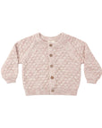 Bubble Knit Cardigan | Dusty Rose