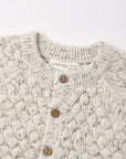 Bubble Knit Cardigan | Natural Confetti