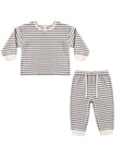 Cozy Set | Slate Stripe