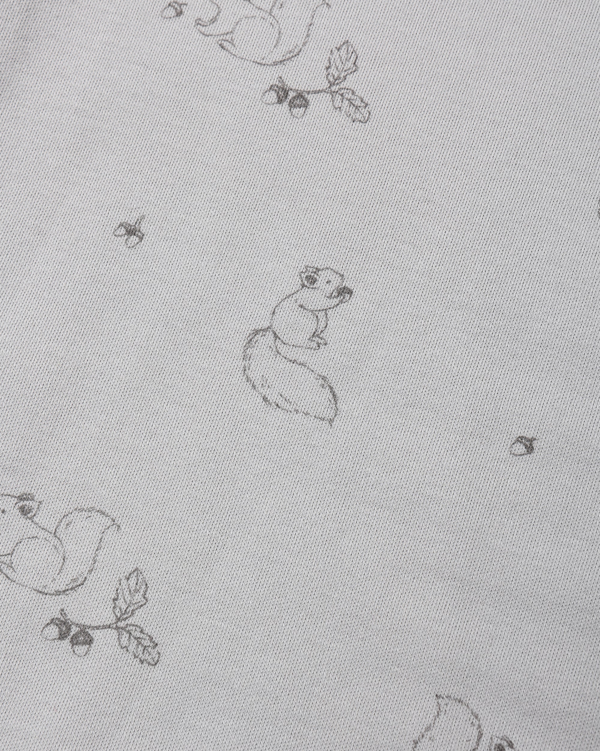 Jersey Bodysuit 2Pk | Squirrel, Cloud Stripe