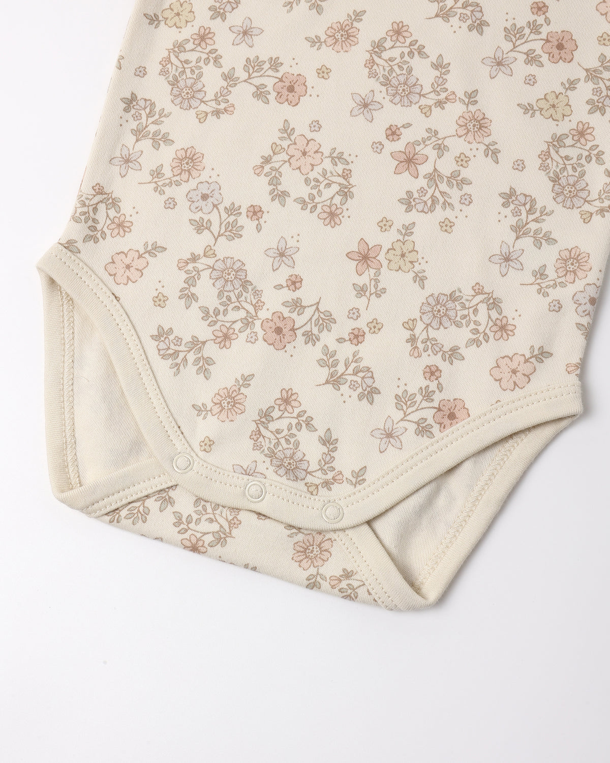 Jersey Bodysuit 2Pk | Floral Vine, Dusty Rose
