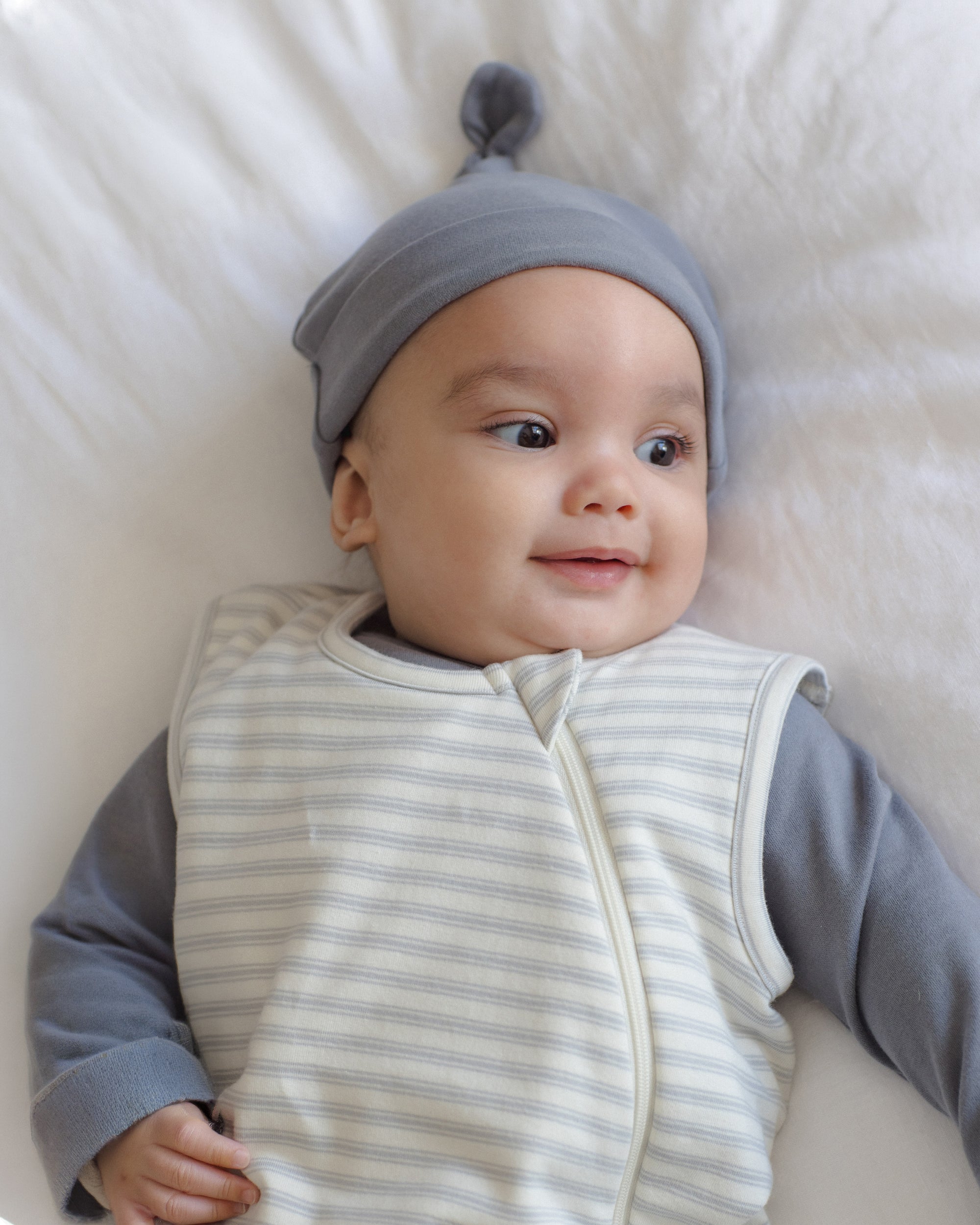 Jersey Sleep Bag | Cloud Stripe
