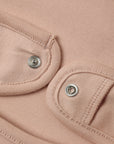 Jersey Snap Bib 2Pk | Floral Vine, Dusty Rose