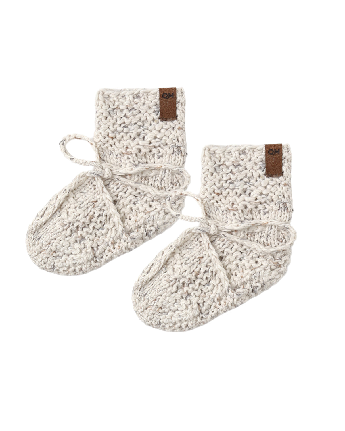 Knit Booties | Natural Confetti