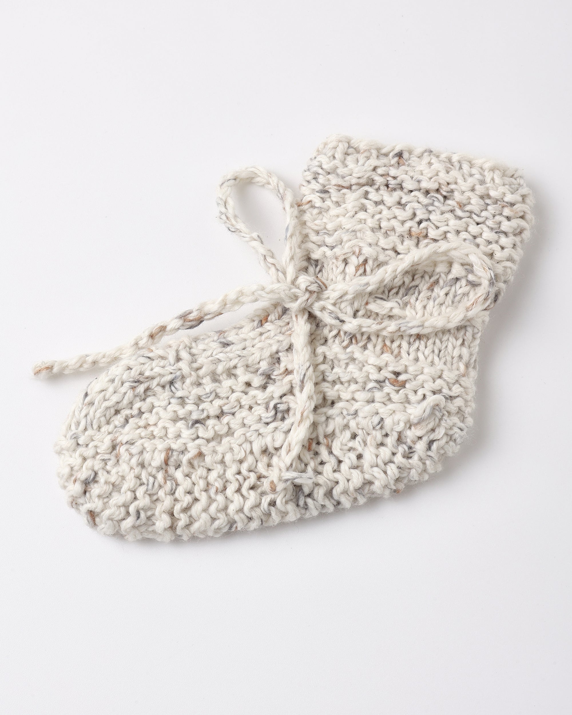 Knit Booties | Natural Confetti