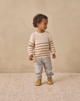 Rex Sweater | Almond Stripe