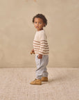 Rex Sweater | Almond Stripe