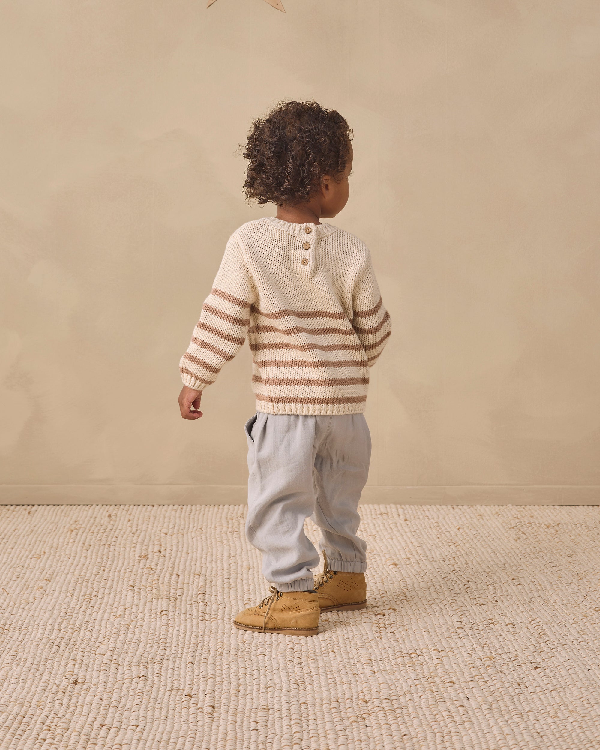 Rex Sweater | Almond Stripe