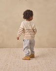 Rex Sweater | Almond Stripe