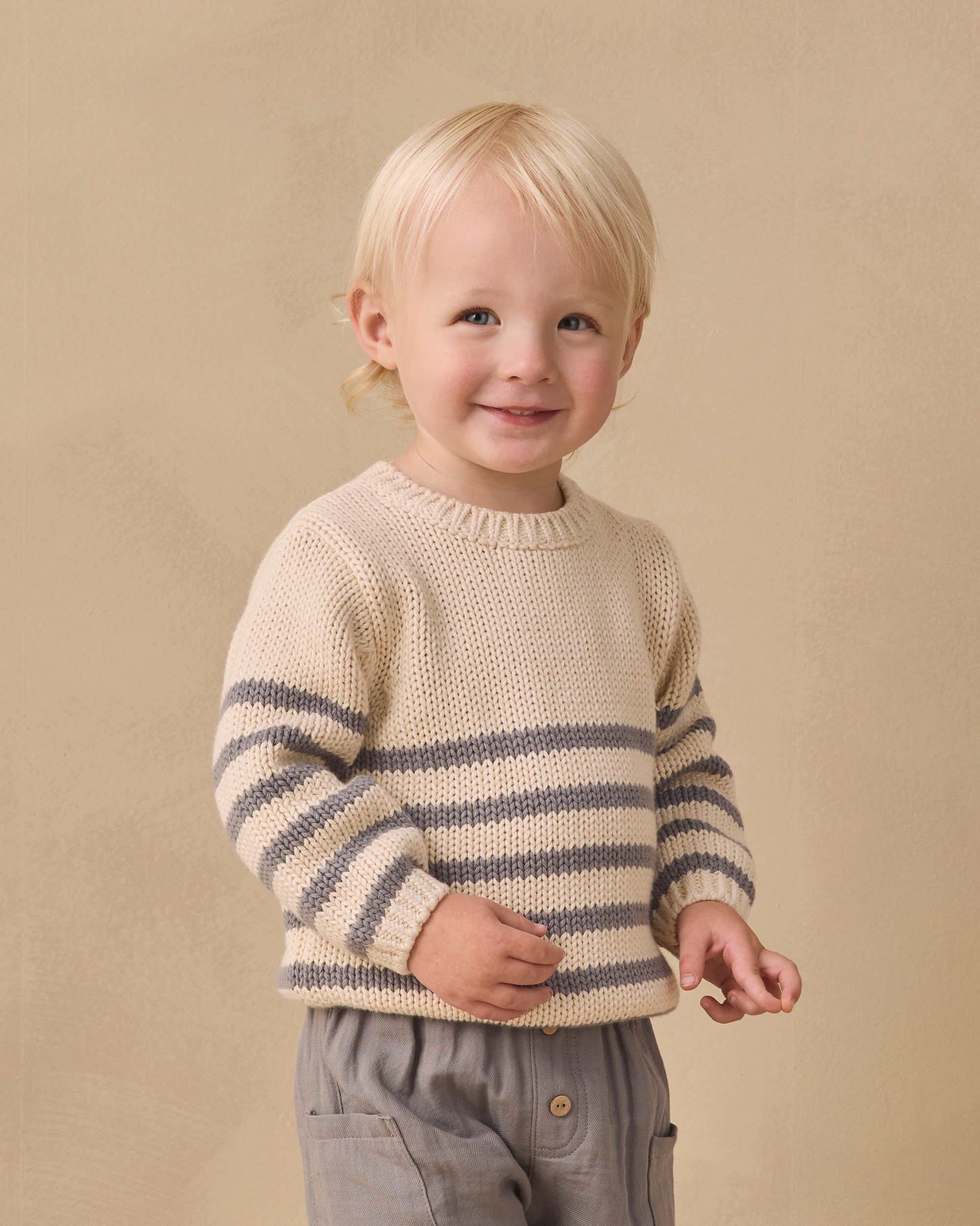 Rex Sweater | Slate Stripe