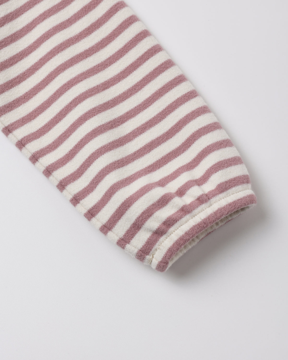 Ruffle Cozy Set | Mulberry Stripe