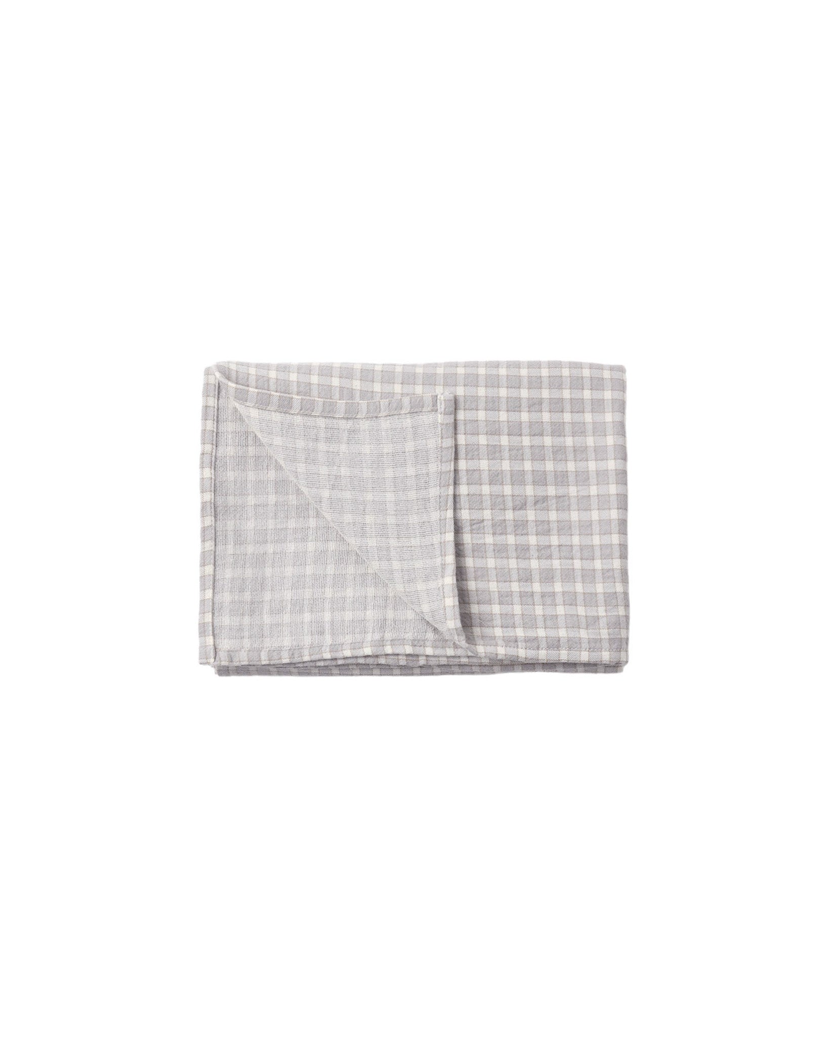 Woven Swaddle | Blue Gingham