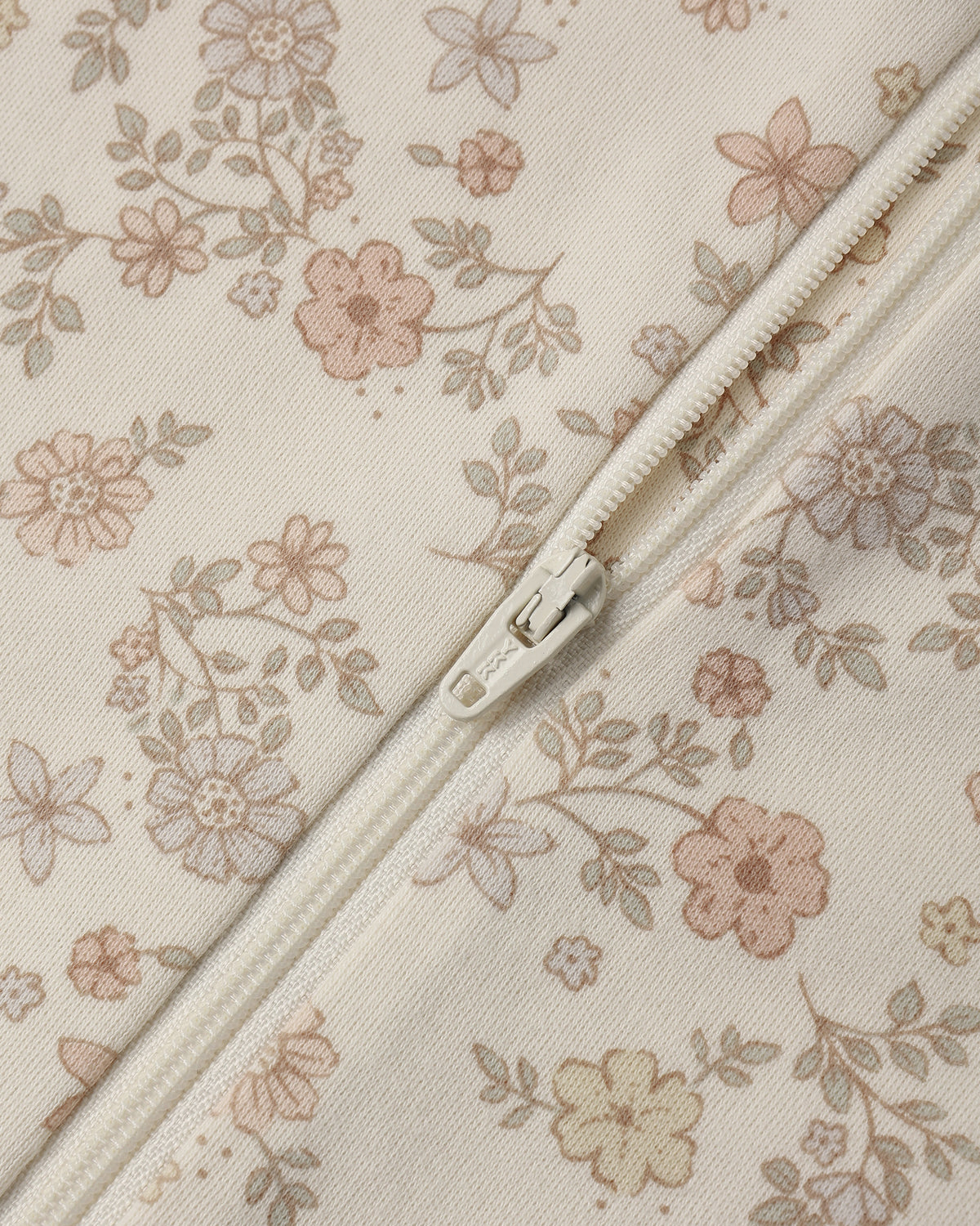 Zip Long Sleeve Sleeper Footie | Floral Vine