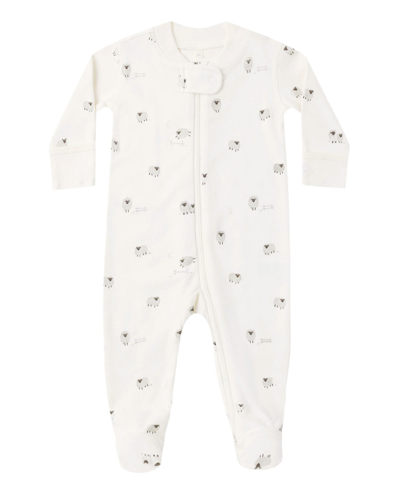 Zip Long Sleeve Sleeper Footie | Sheep